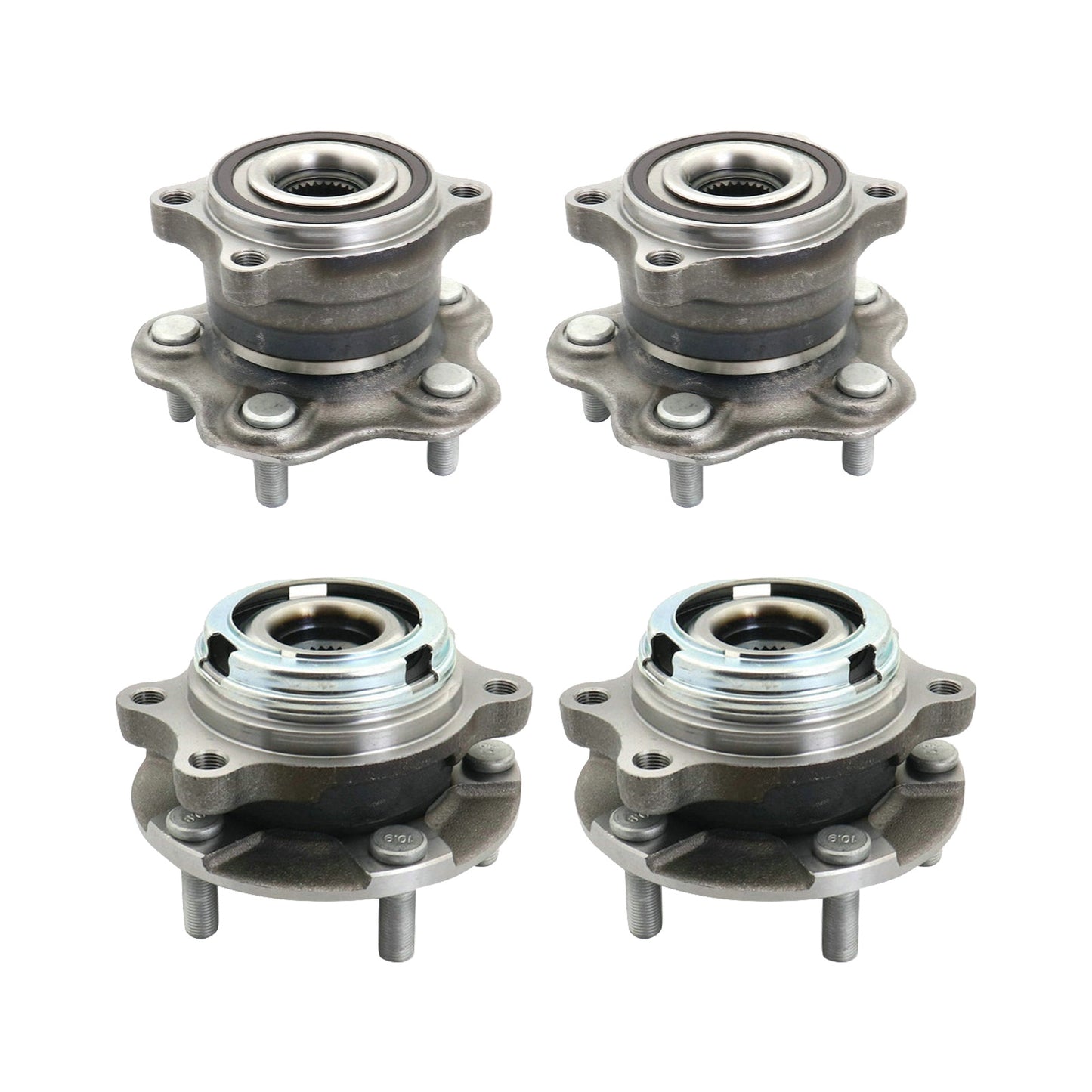 Front & Rear Wheel Bearing Hub Suitable for Nissan Elgrand E51 4WD