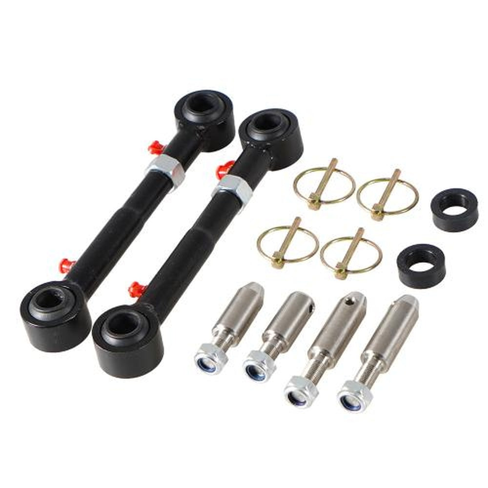Front Sway Bar Links Disconnect Suitable for Jeep Wrangler JK JL 2.5-6 Inch Lift
