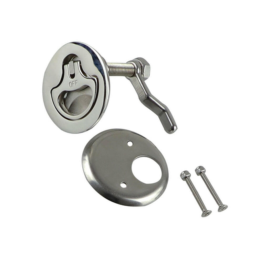 316 Stainless Steel Cam Deck Door Latch Lock Hatch Pull Lift Ring Suitable For Boat.