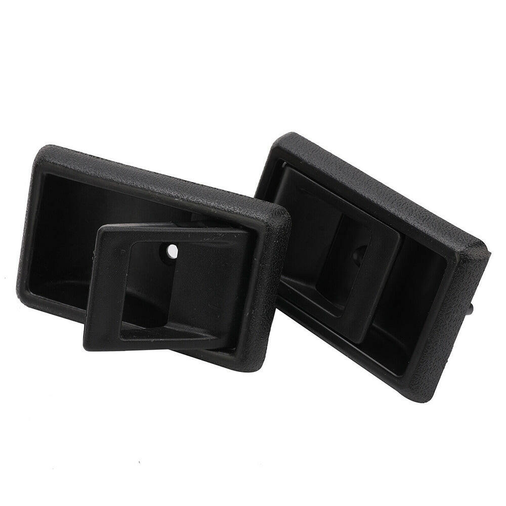 Pair Inner Door Handle Black Suitable For Toyota Landcruiser 75 78 79 Series Front / Rear