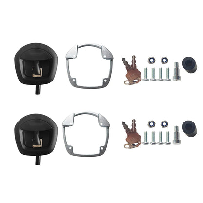 2x Whale Tail T Handle Compression Lock Latch Suitable For Ute Canopy Trailer Toolbox