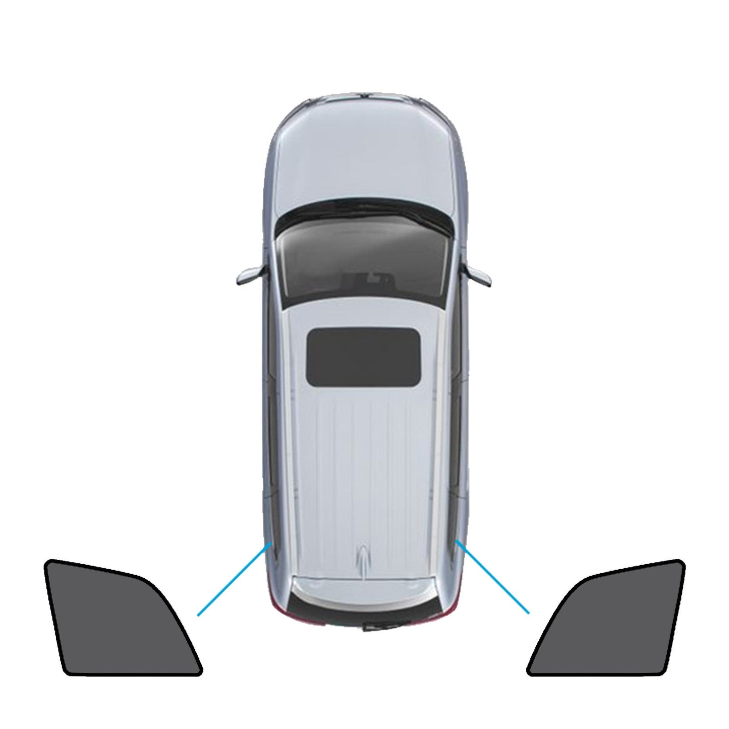 Magnetic Mesh Sun Blind Shades Suitable for Volvo XC90 2015-Current On Front/Rear.