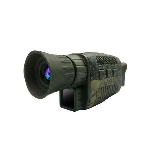 IR Night Vision Monocular 5X Zoom Telescope Digital Camera Hunting HD Video 4K.