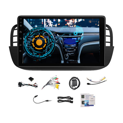 Android 15 Car Stereo 2+64GB Suitable for Fiat 500 2007–2015 CarPlay GPS WIFI.