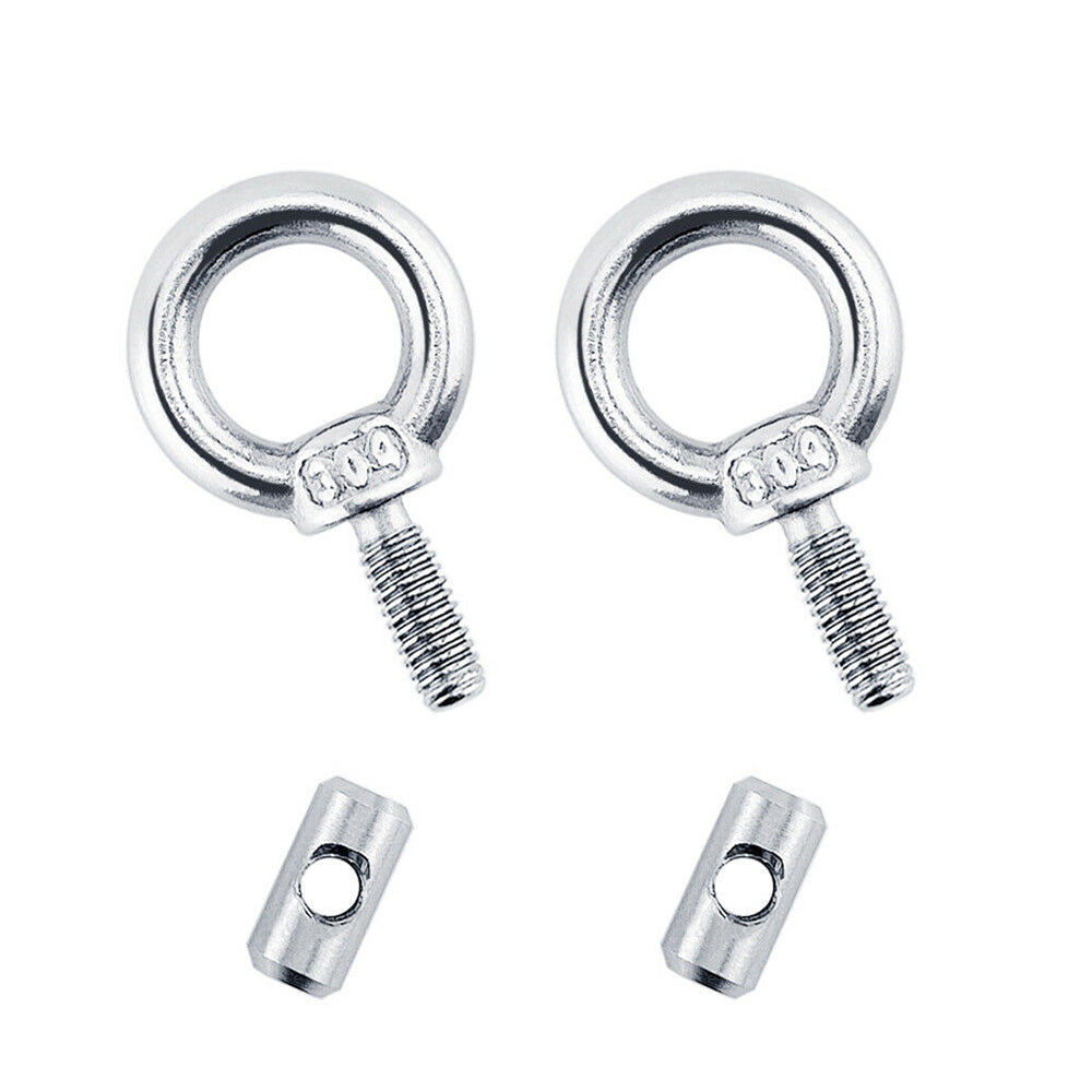 Awning Rail Stoppers Rail Track Screws 2 / 4 / 8PCS Suitable For Boat Caravan Stainless Steel.