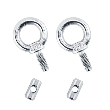 Awning Rail Stoppers Rail Track Screws 2 / 4 / 8PCS Suitable For Boat Caravan Stainless Steel.