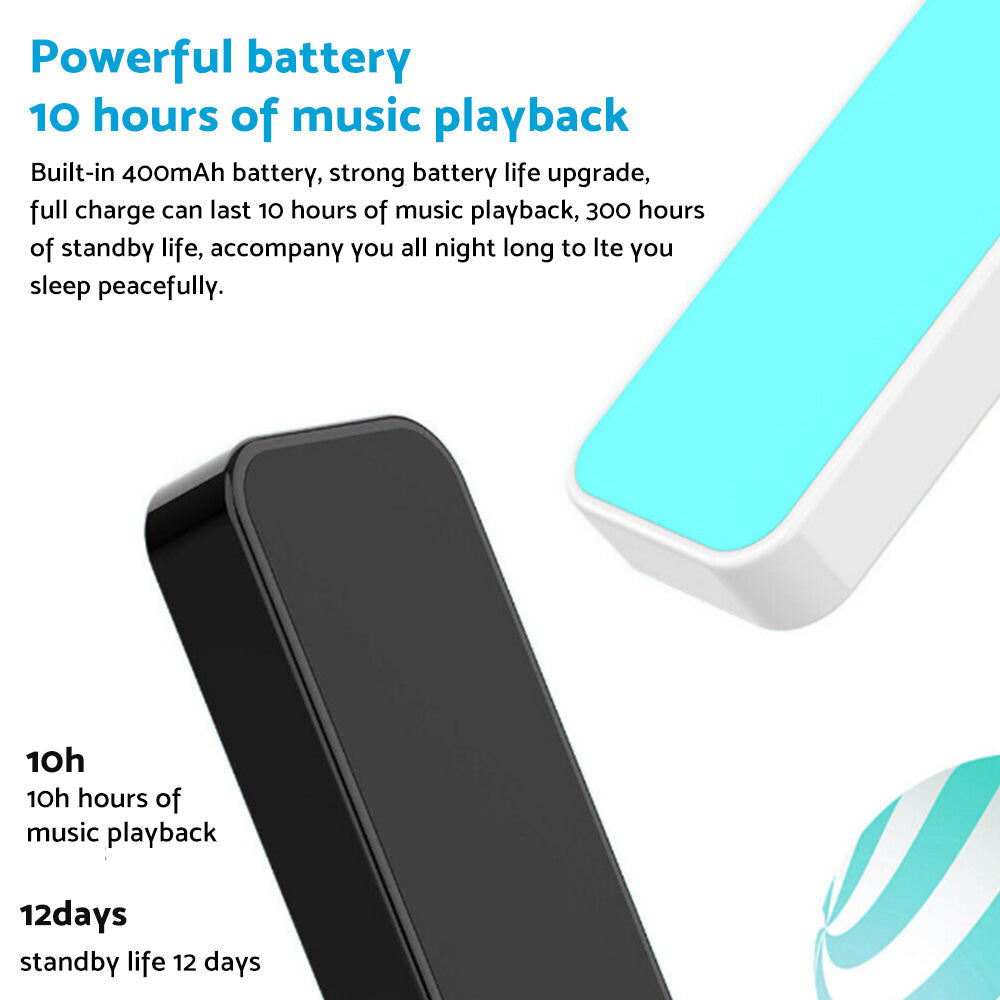 Under Pillow Bluetooth 5.0 Rechargeable Speaker Bone Conduction Soundbar Suitable For Sleep Audio.