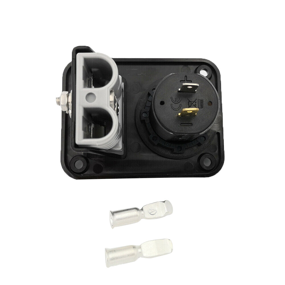 50A Dual USB Socket Flush Mount Recessed Plate Suitable for QC 3.0