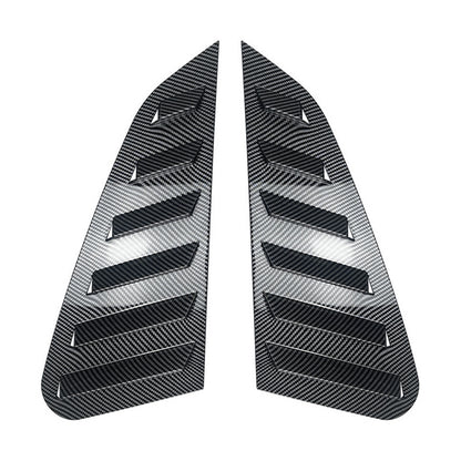 Carbon Fiber Style Rear Quarter Window Louvers Suitable for Subaru Impreza WRX