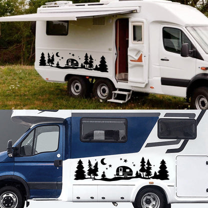 Mountains Adventure Vinyl Decal Sticker Suitable For Camper Van, Motorhome & Caravan