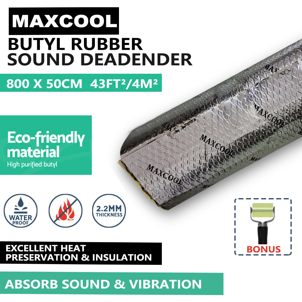 Car Butyl Rubber Sound Deadener Roll Suitable For Vehicle Proofing & Insulation – Self-Adhesive