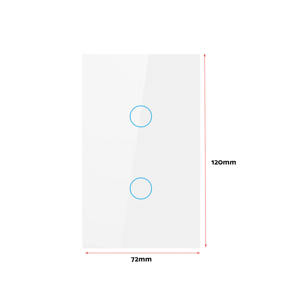 1Piece 1/2/3 Gang Touch Wall Light Switch Suitable for Home Office Hotel