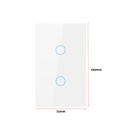 1Piece 1/2/3 Gang Touch Wall Light Switch Suitable for Home Office Hotel