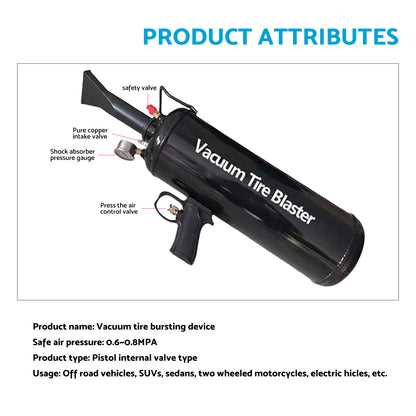 9 Litre Tyre Inflator Bead Seater Suitable for Car SUV 4WD