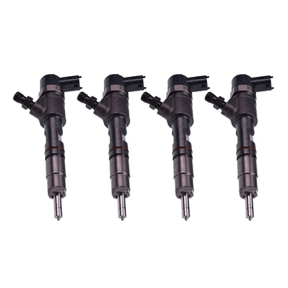 4x Fuel Injectors Suitable for Kubota Tractor MX5200F L3301DT L3301F 0445110775.