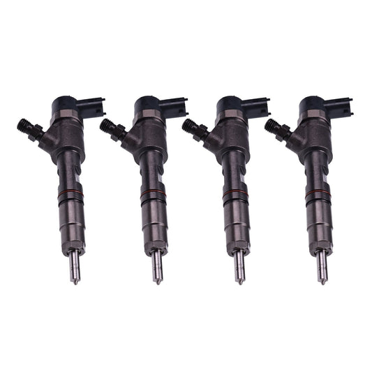 4x Fuel Injectors Suitable for Kubota Tractor MX5200F L3301DT L3301F 0445110775.
