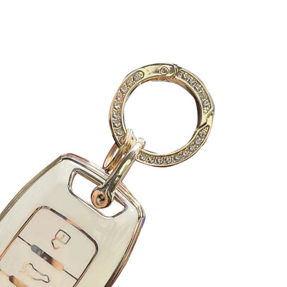 Beige TPU Remote Key Fob Case Cover Suitable For Great Wall Haval Hover H1/H4/H6/H7/H9