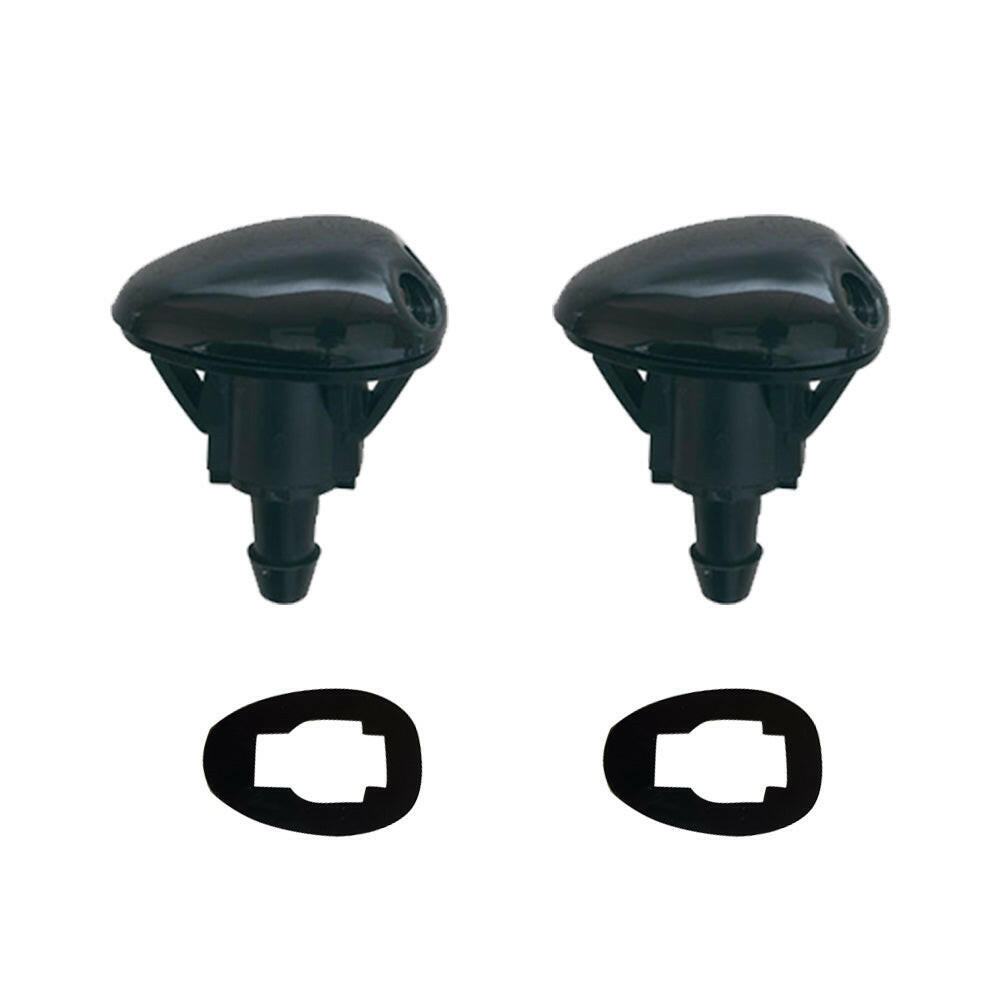 2x Windscreen Spray Washer Jet Nozzle Suitable For Nissan Patrol GU Y61 Navara D22.