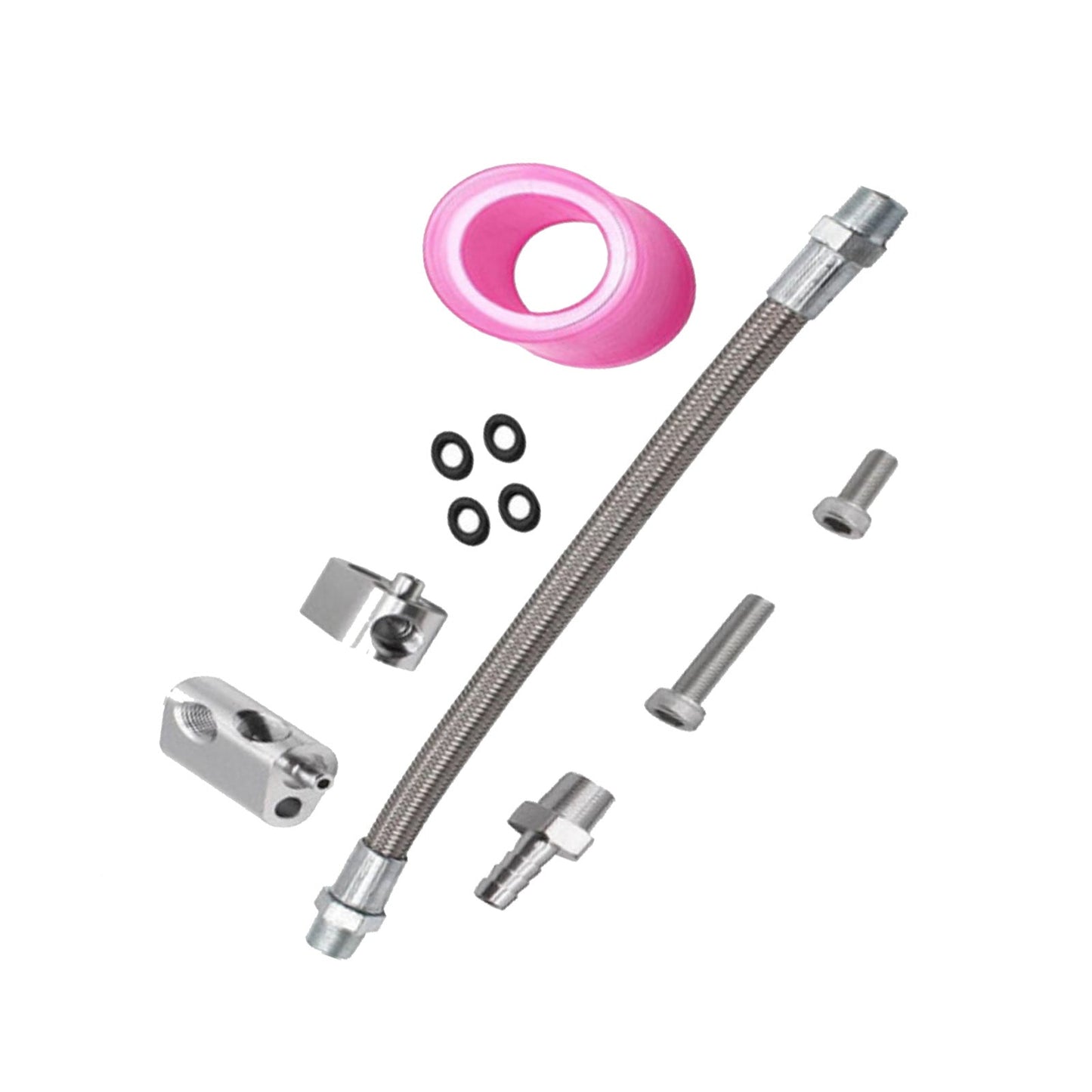 Cylinder Head Coolant Steam Port Crossover Hose Kit Suitable for GM LS Series