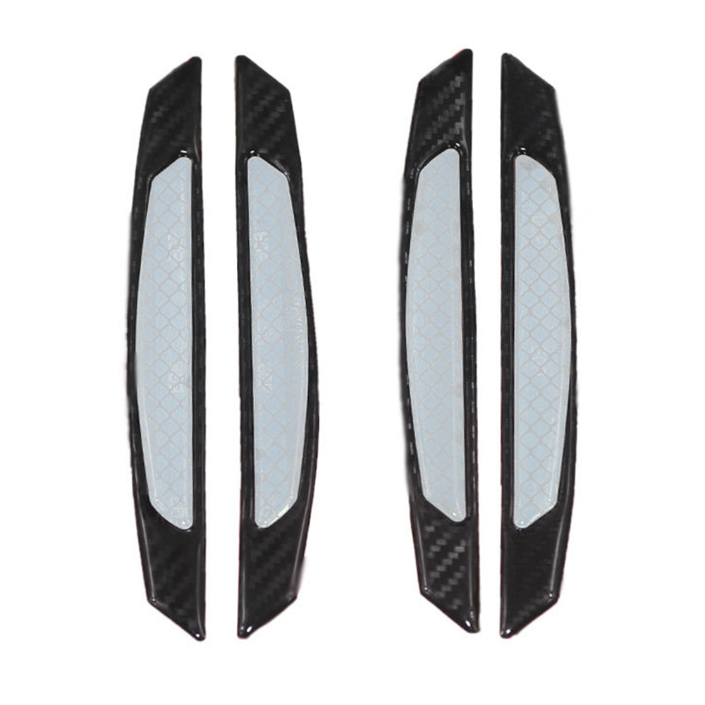 Reflective Carbon Fiber Car Door Edge Guard Bump Protector Sticker Universal