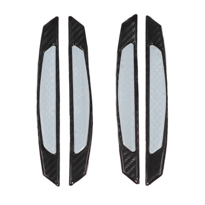 Reflective Carbon Fiber Car Door Edge Guard Bump Protector Sticker Universal