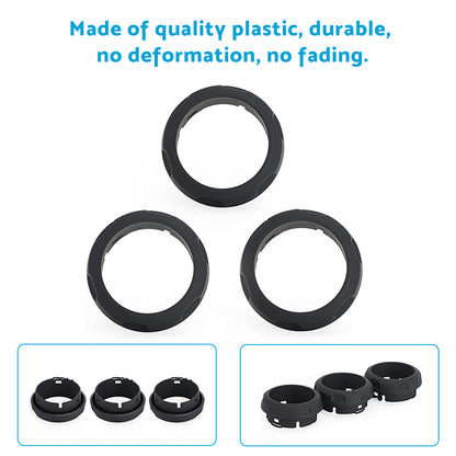 3x AC Switch Knob Trim Suitable For Land Rover Discovery 4 Range Rover Sport