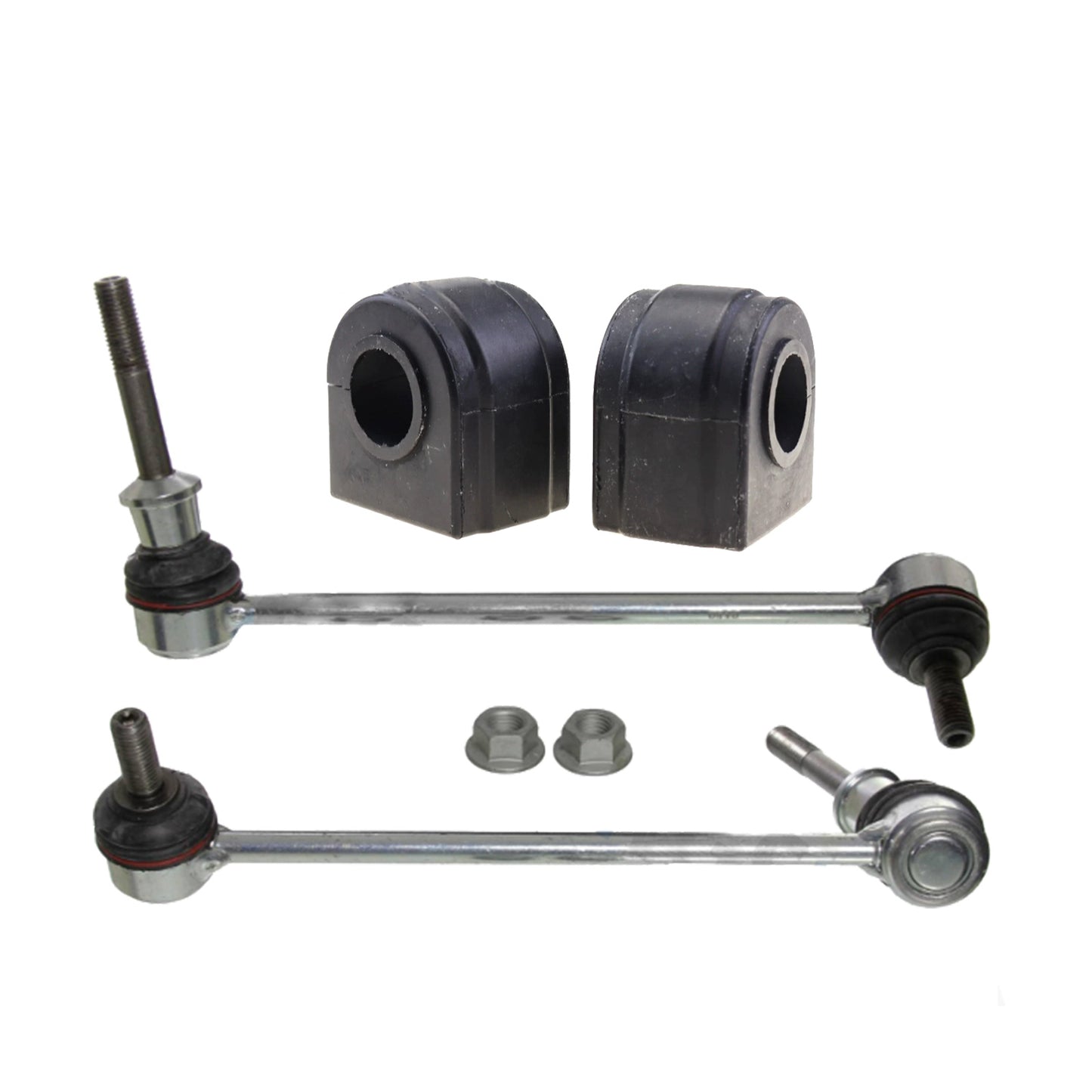 4Pcs Front Stabilizer Sway Bar Link & Bushing Suitable for BMW X5 E70