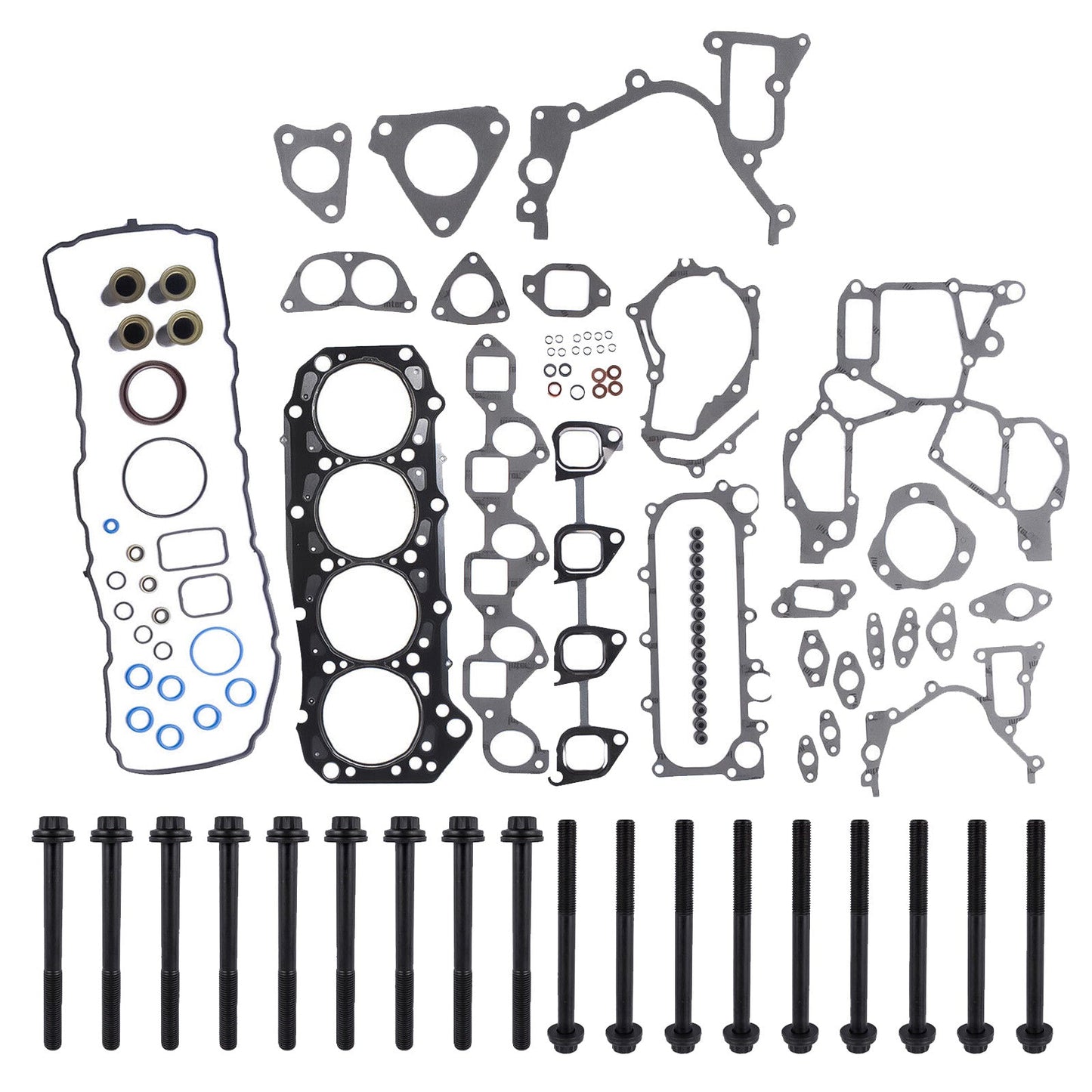VRS Head Gasket Kit & Bolt Set Suitable for Toyota Hilux HiAce Prado 3.0 1KD-FTV.