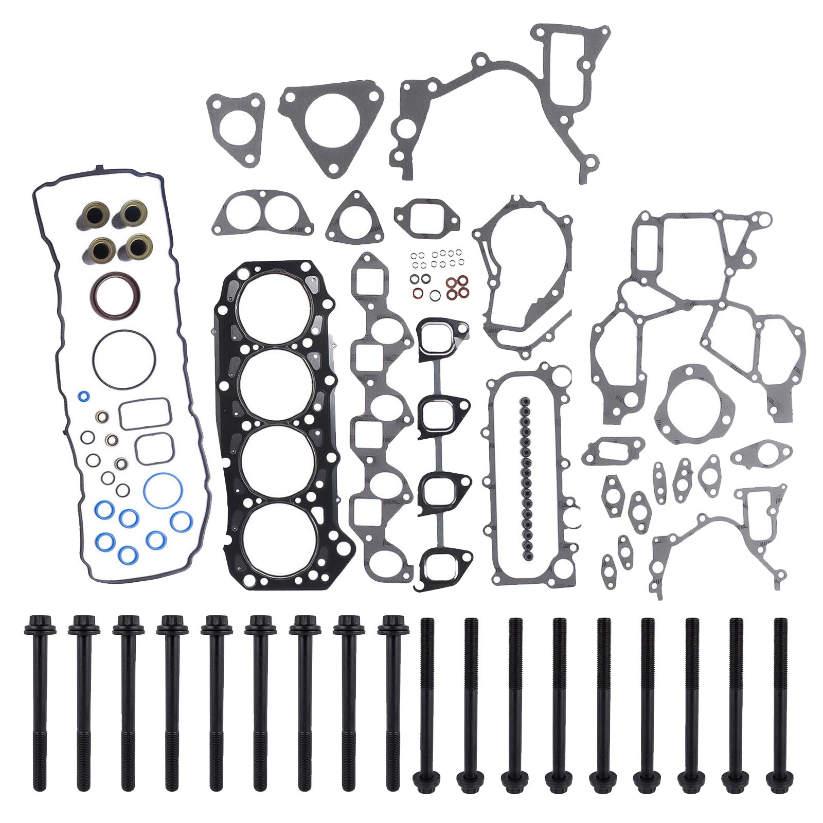 VRS Head Gasket Kit & Bolt Set Suitable for Toyota Hilux HiAce Prado 3.0 1KD-FTV.