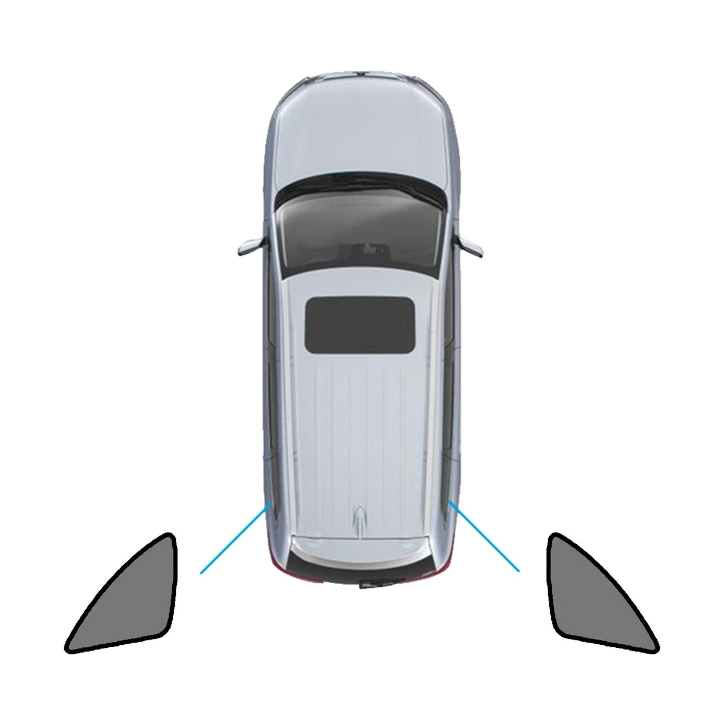 Window Sun Shades Magnetic Mesh Accessories Suitable For Mercedes-Benz GLA 2020-On