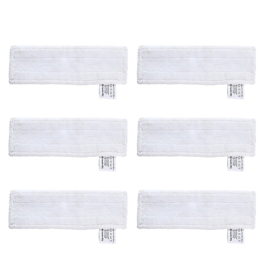 6x Mop Cloth Pad Set Suitable For Karcher SC1 / SC2 / SC3 / SC4 / SC5 Steam Cleaner