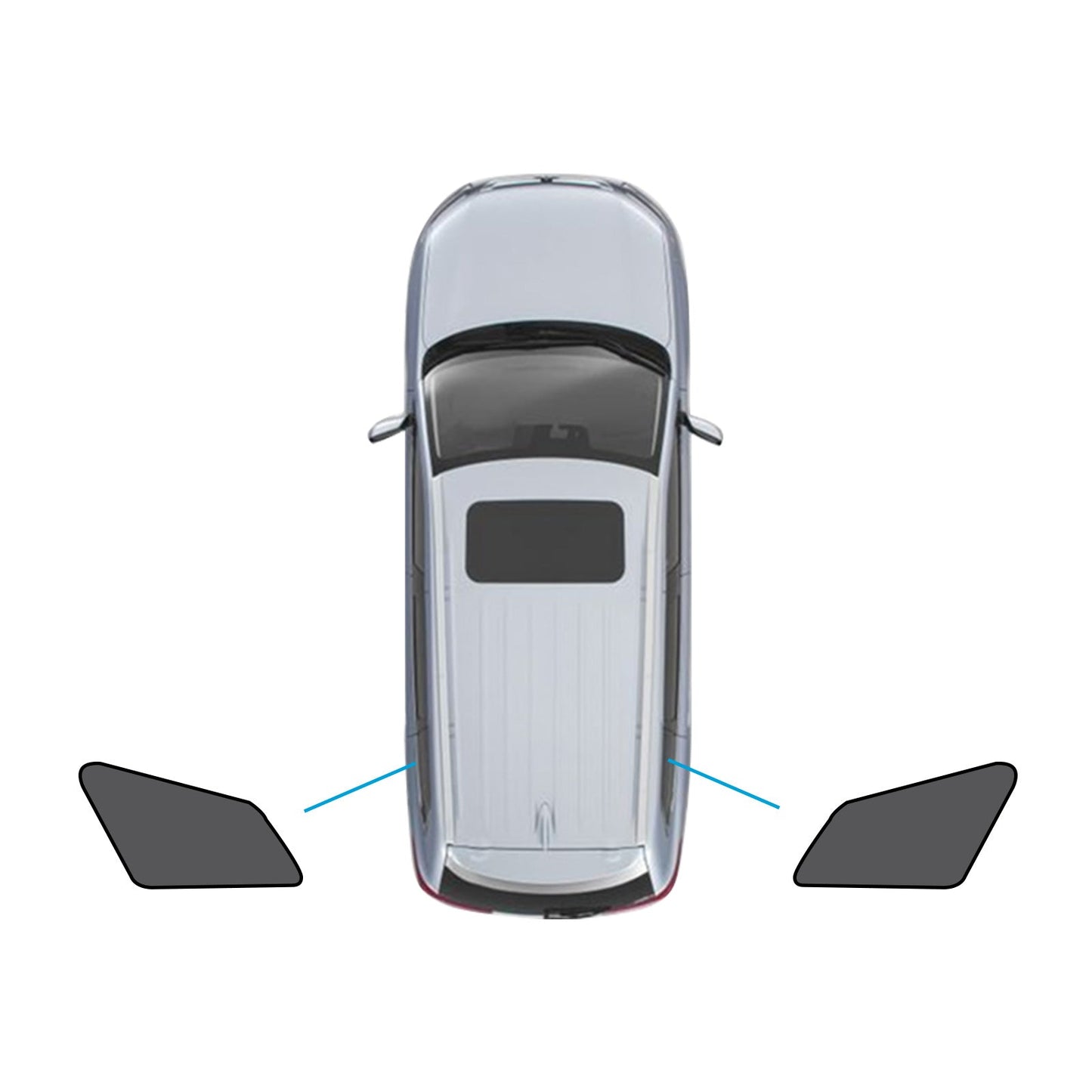 Window Magnetic Mesh Sun Shades Suitable For Kia Sportage 2021-2024 UV Protection.