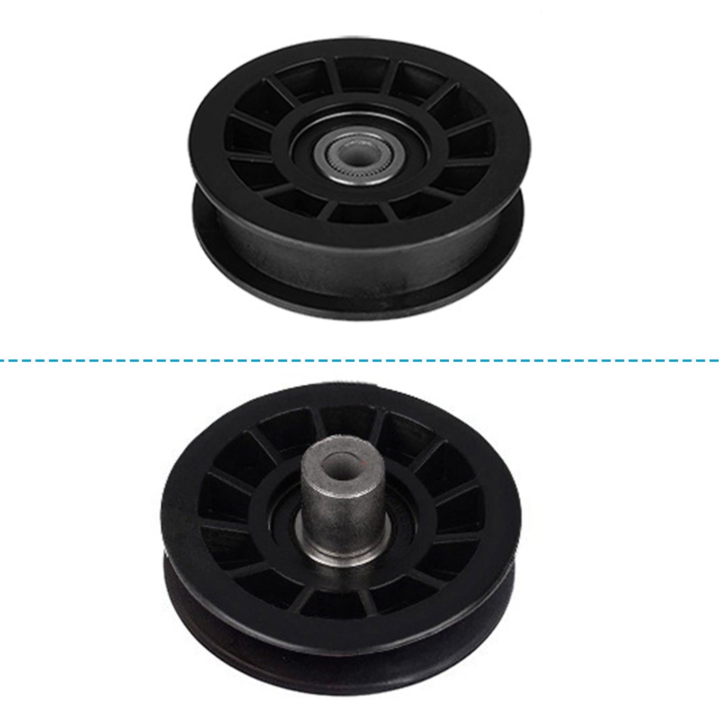 Flat Idler Pulley Suitable For Husqvarna Mowers YTH2242TF / YTH2242TDRF M17538H 194327