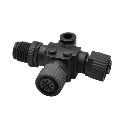 NMEA2000 5-Pin T Connector Suitable For Garmin / Lowrance / Simrad / B&G / Navico Networks Black