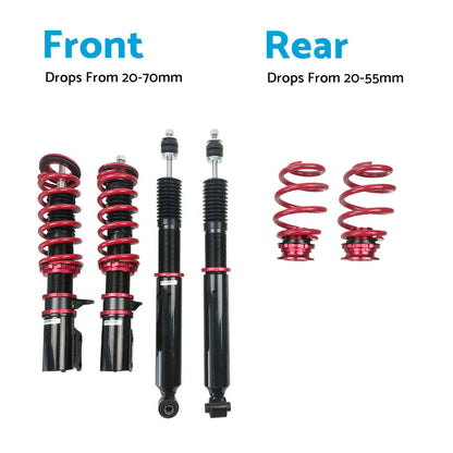 Coilovers Strut Shock Suspension Fit Holden Commodore VY VT VX Height Adjustable.