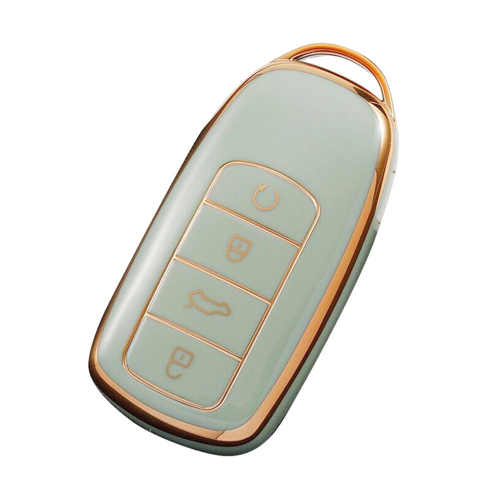TPU Car Remote Key Fob Case Cover Suitable For Chery Omoda 5 Green.