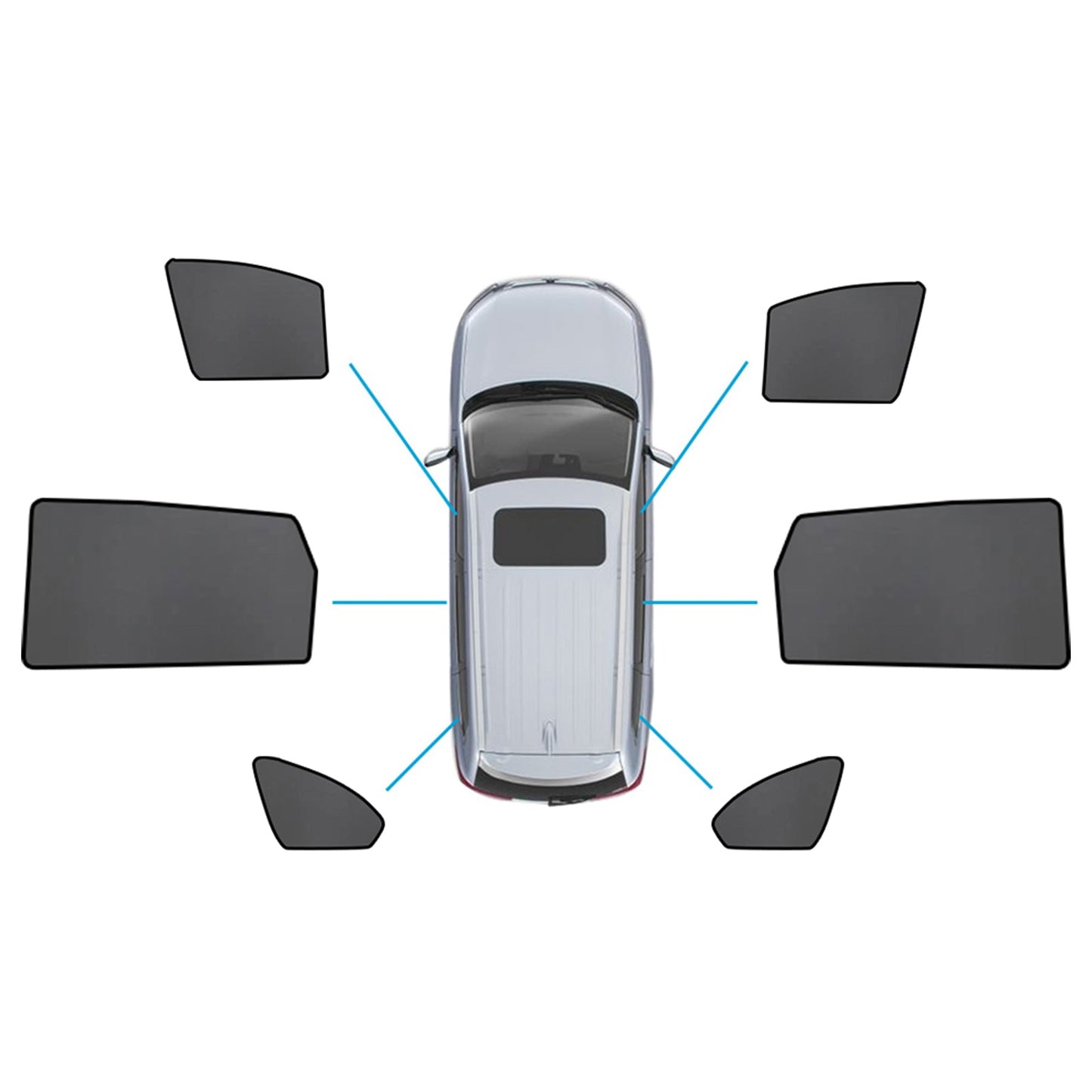 Car Magnetic Mesh Sun Blind Shade Suitable For Holden Captiva CG 2006-2017