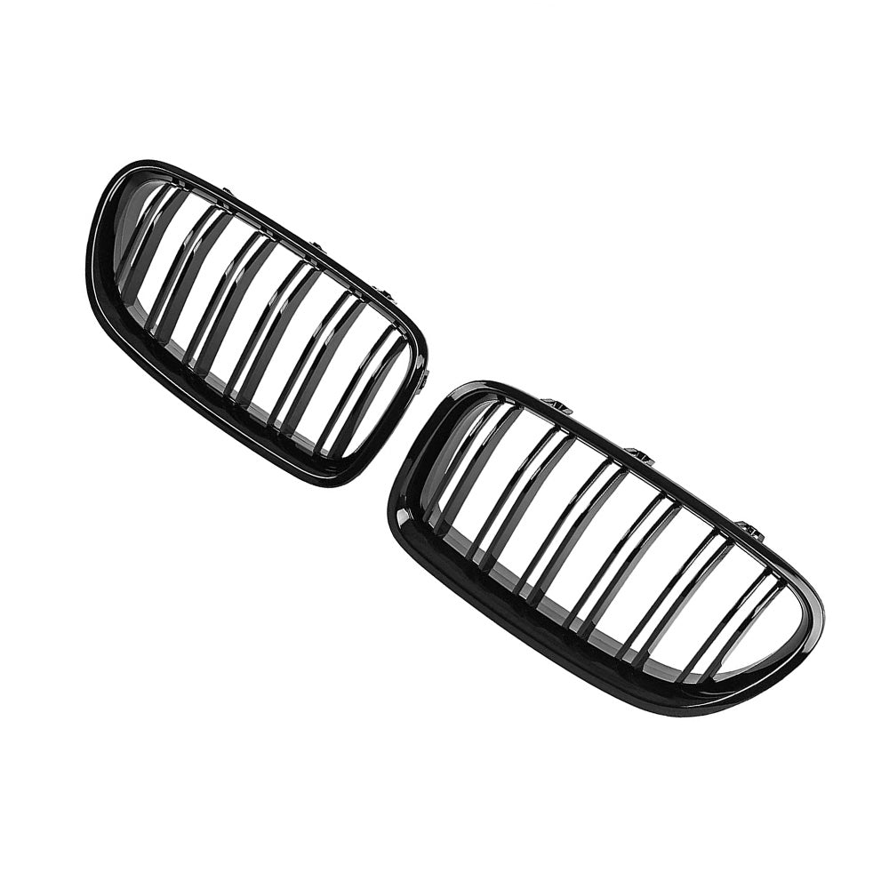 Bumper Bar Grille Gloss Black Suitable For BMW 5 Series F10 F11 Front Bumper Replacement Assembly.