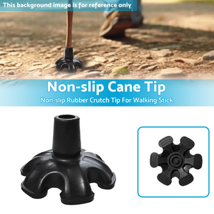 Cane Tip Tripod Non-slip Rubber 19mm Crutch Tip For Walking Stick High Quality.