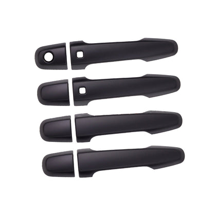 4PCS Matt Black Door Handle Cover Suitable For Mitsubishi Triton MQ MR 2015-2021.