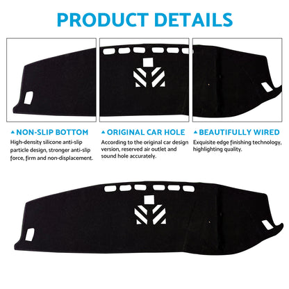 Non-Slip Dash Mat Dashboard Cover Suitable for Land Rover Discovery Sport 2015-2021.