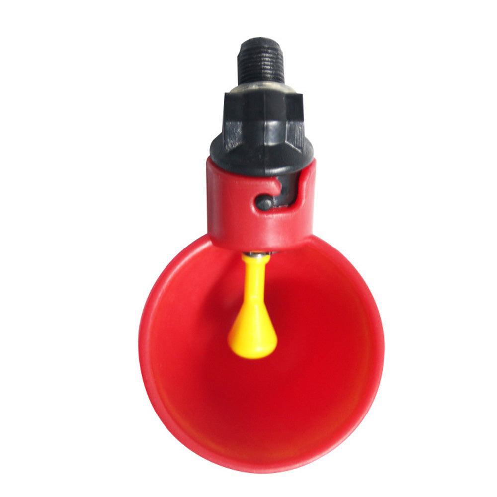 20x Poultry Chicken Automatic Drinker Cup Waterer Chook Bird Water Feeder Set.