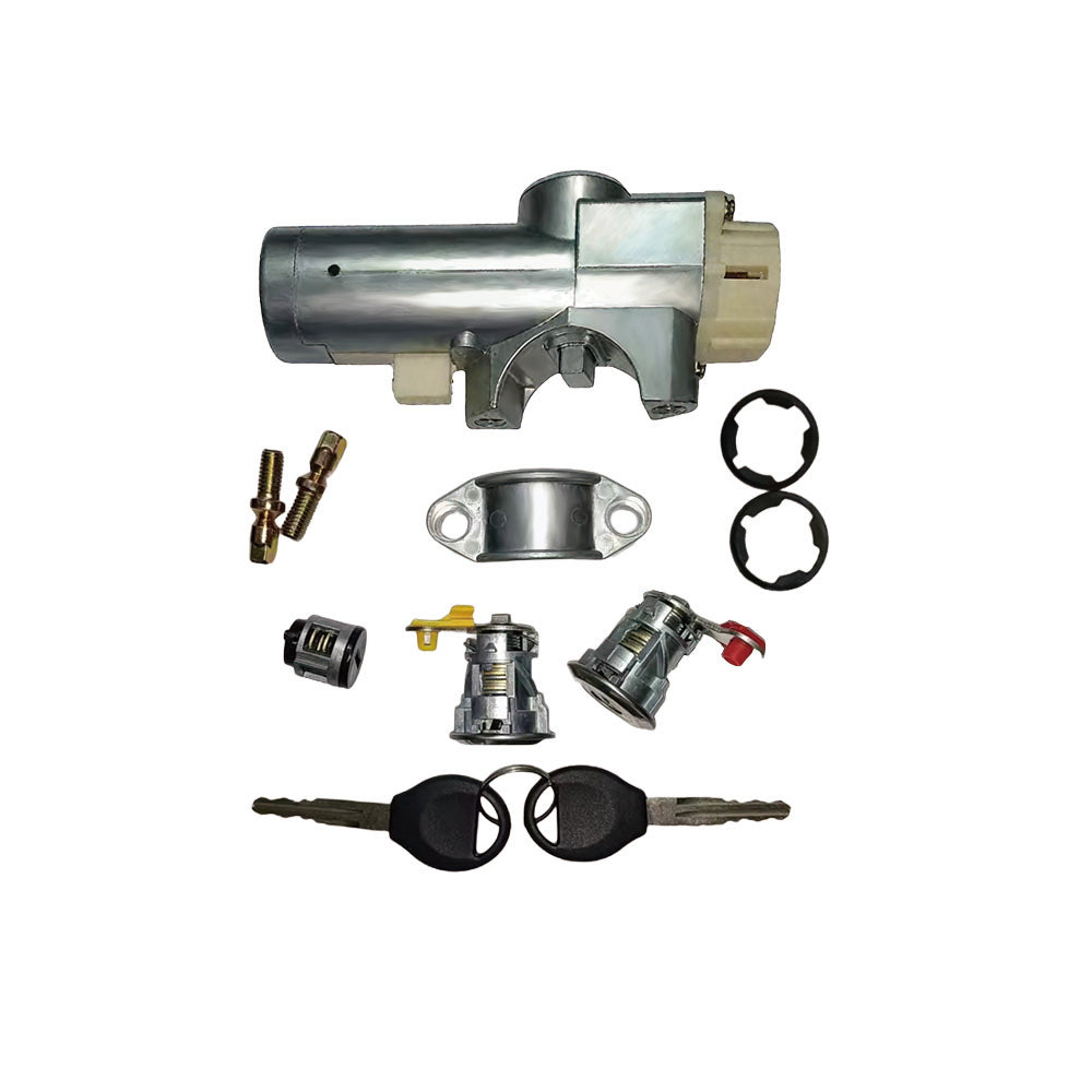Door Lock Key Ignition Barrel Set Suitable For Nissan Patrol GU Y61 Ute 2000-2017