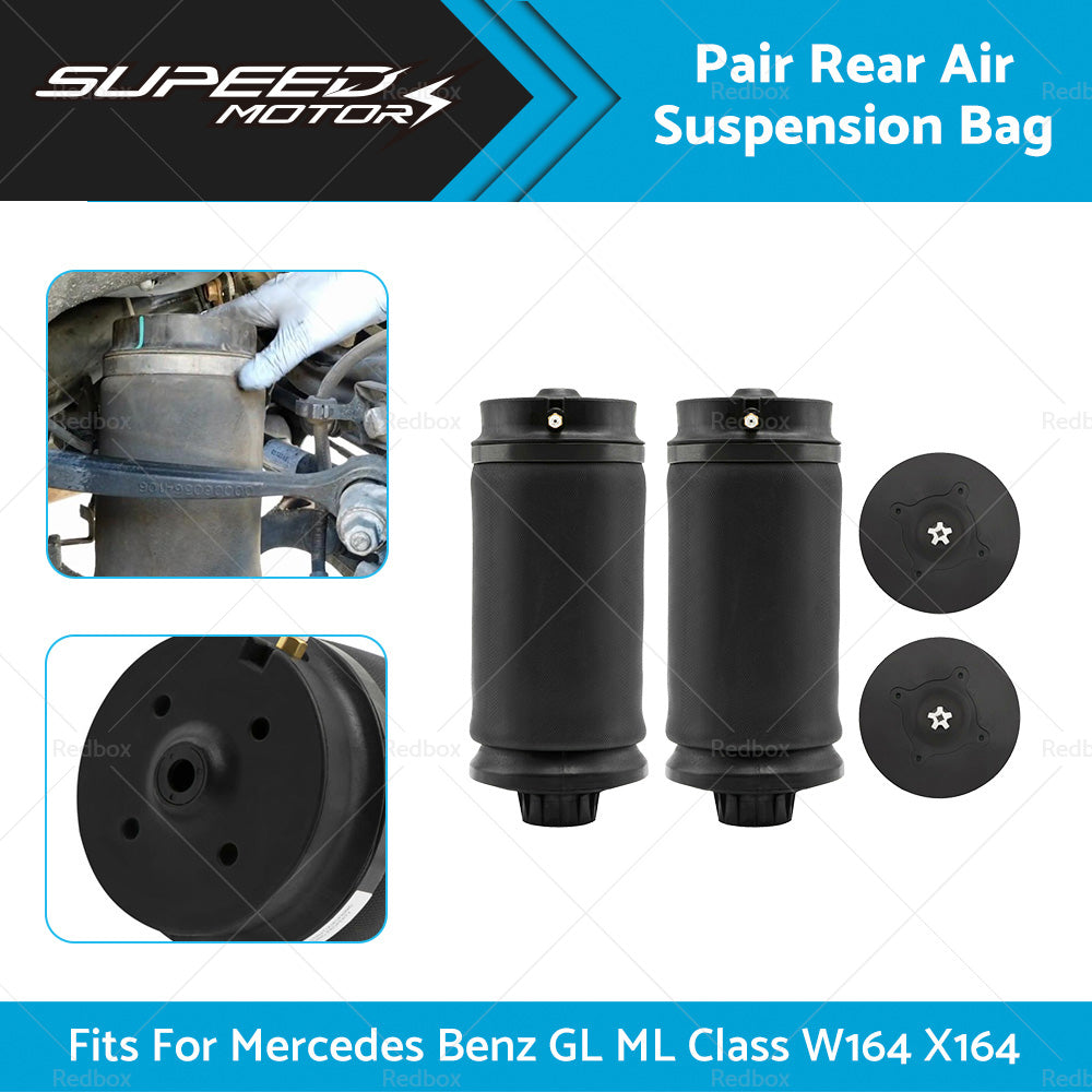 2 x Rear Air Suspension Bag Shocks Fits For Mercedes Benz W164 GL ML Class.
