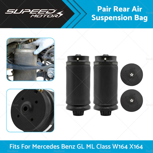 2 x Rear Air Suspension Bag Shocks Fits For Mercedes Benz W164 GL ML Class.