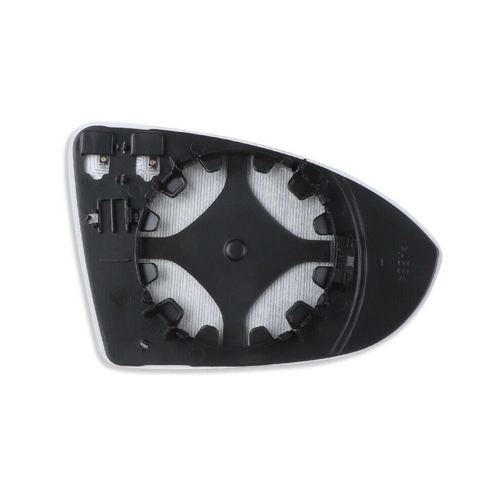 Left Mirror Glass Suitable For VW Golf MK7 MK7.5 2013-2018 Heated Convex w/ Base.