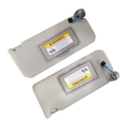Pair of Sun Visors With Light & Mirror Suitable for Honda Accord
