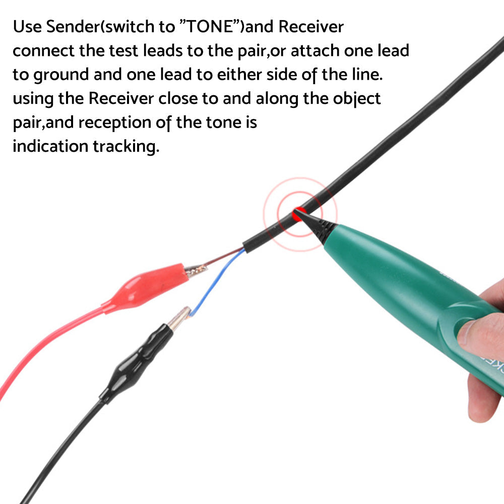 Cable Finder Tone Generator Probe Suitable for Wire Network Telephone