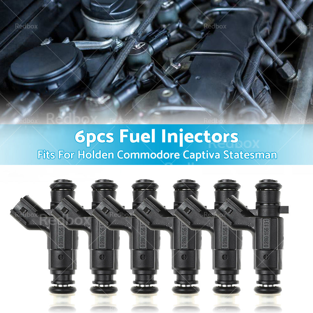 6Pcs Fuel Injectors For Holden Captiva Statesman Commodore VE VZ V6 0280156131.