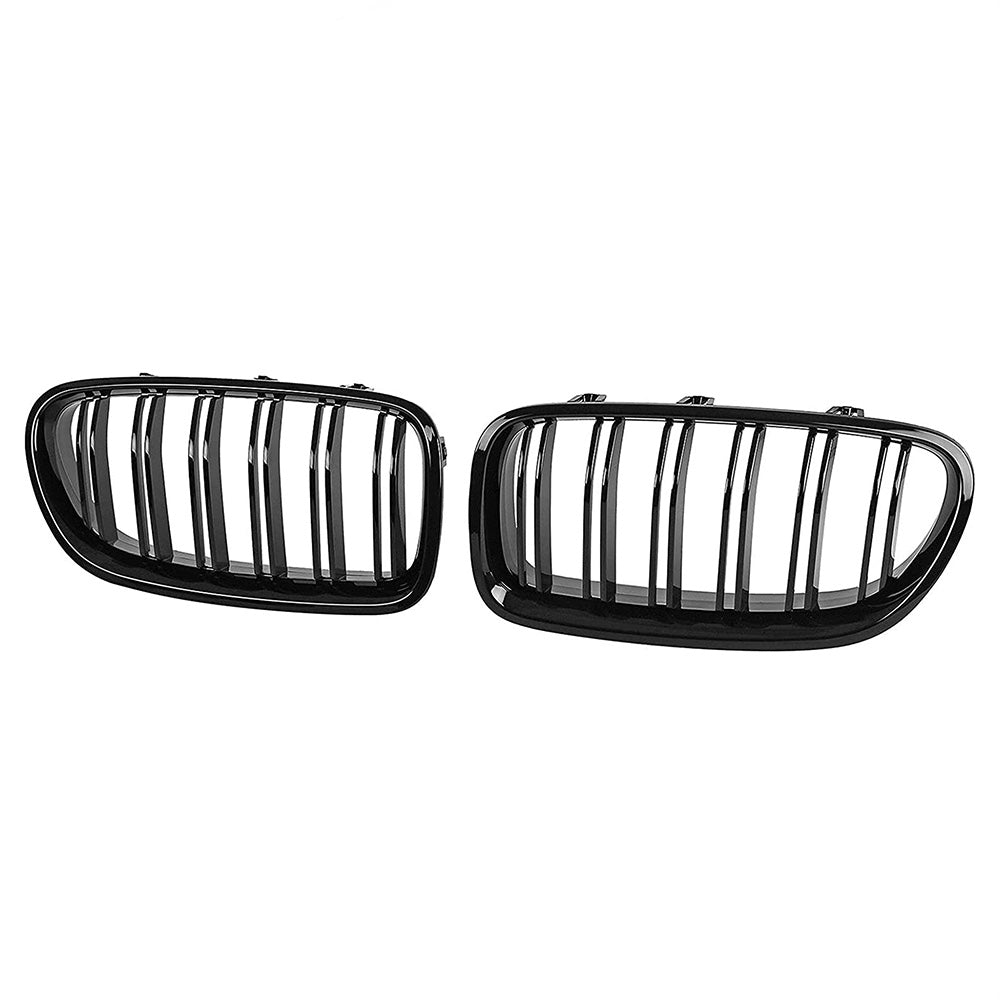Bumper Bar Grille Gloss Black Suitable For BMW 5 Series F10 F11 Front Bumper Replacement Assembly.